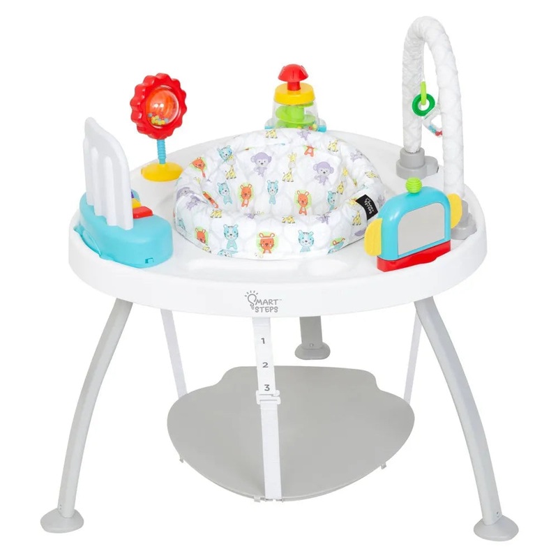 Smart Steps 3-in-1 Bounce N’ Play Activity Center Plus with STEM Learning Toys, Tike Hike