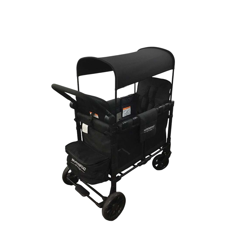 Wonderfold W2 Elite Multifunctional Stroller Wagon, 2022, Volcanic Black