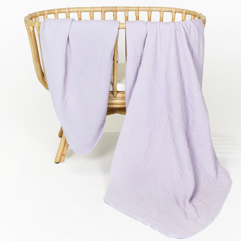 Cloud Muslin Quilt – Lilac