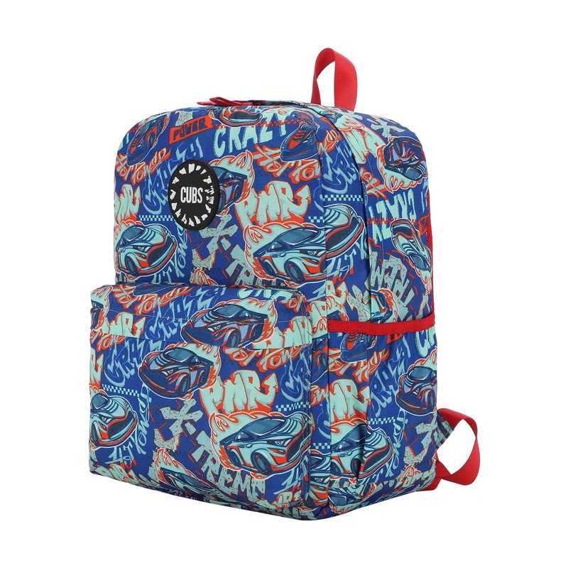 Cubs Car Flames Junior Student Backpack