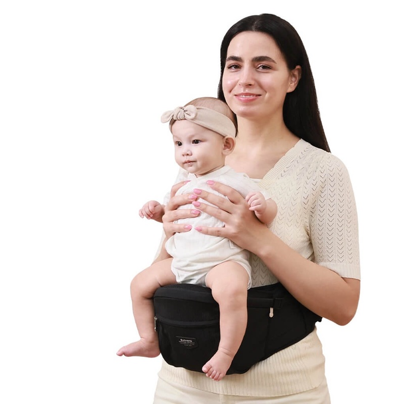 Easy Hold Baby Hip Seat Carrier – Black