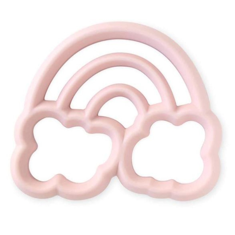 Itzy Ritzy Chew Crew Pink Rainbow Teether