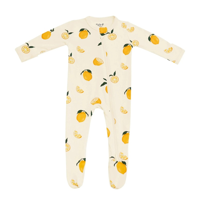 Kyte Baby – Zipper Footie – Lemon