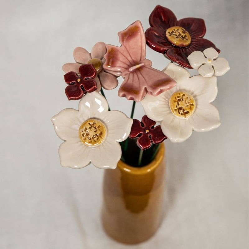 NaturoTheke For Mom Bouquet Ceramic Flowers