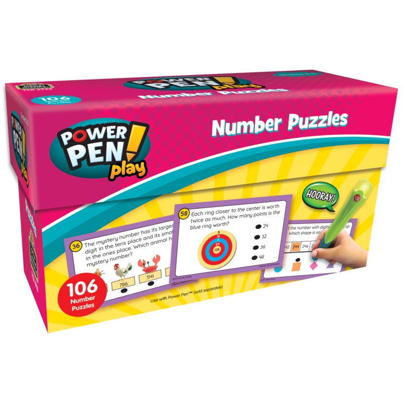 Power Pen Play: Number Puzzles (Gr. 23)