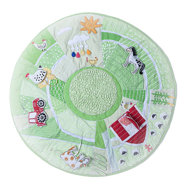 Wonder & Wise Farm Activity Play Mat