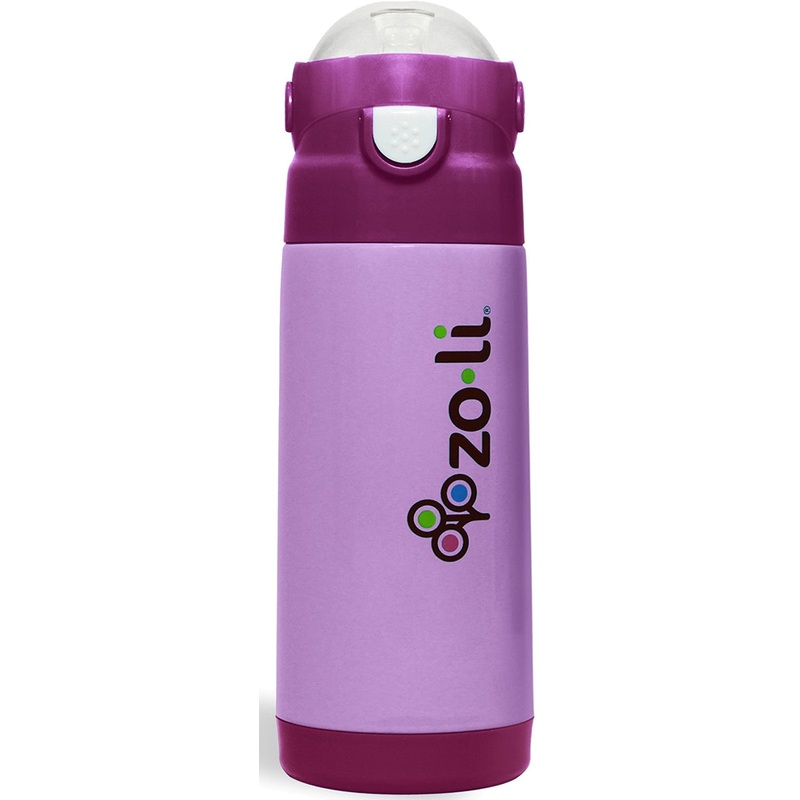 ZoLi Baby DASH 12 oz. Vacuum Insulated Straw Drink Bottle – Purple
