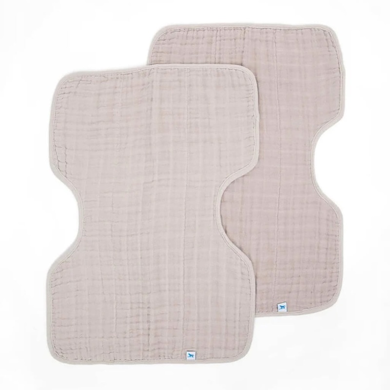 2 Pack Muslin Burp Cloth Porpoise