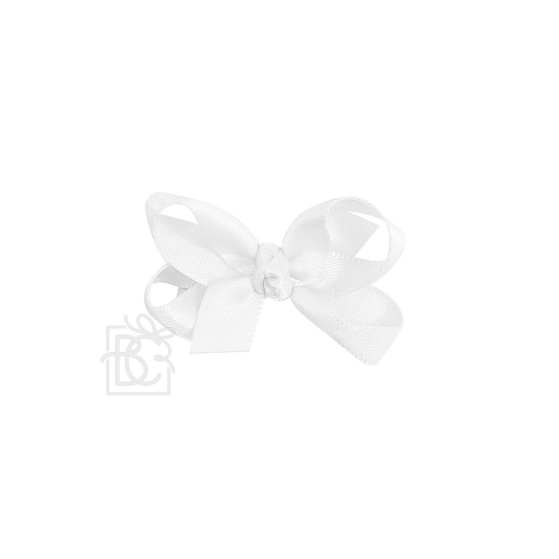 Beyond Creations Satin Infant Bow Clips