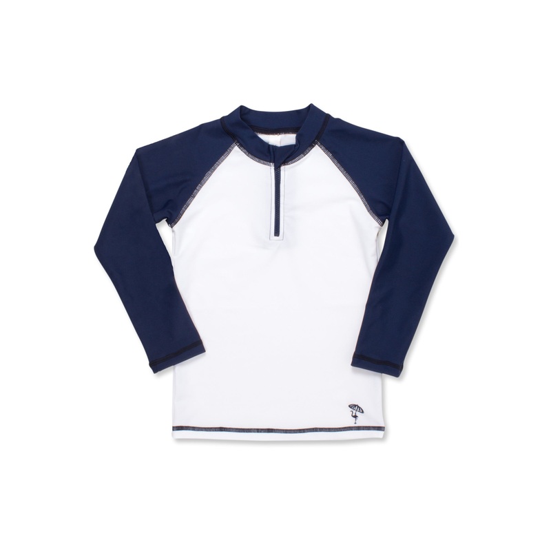 boy rashguard – navy/white