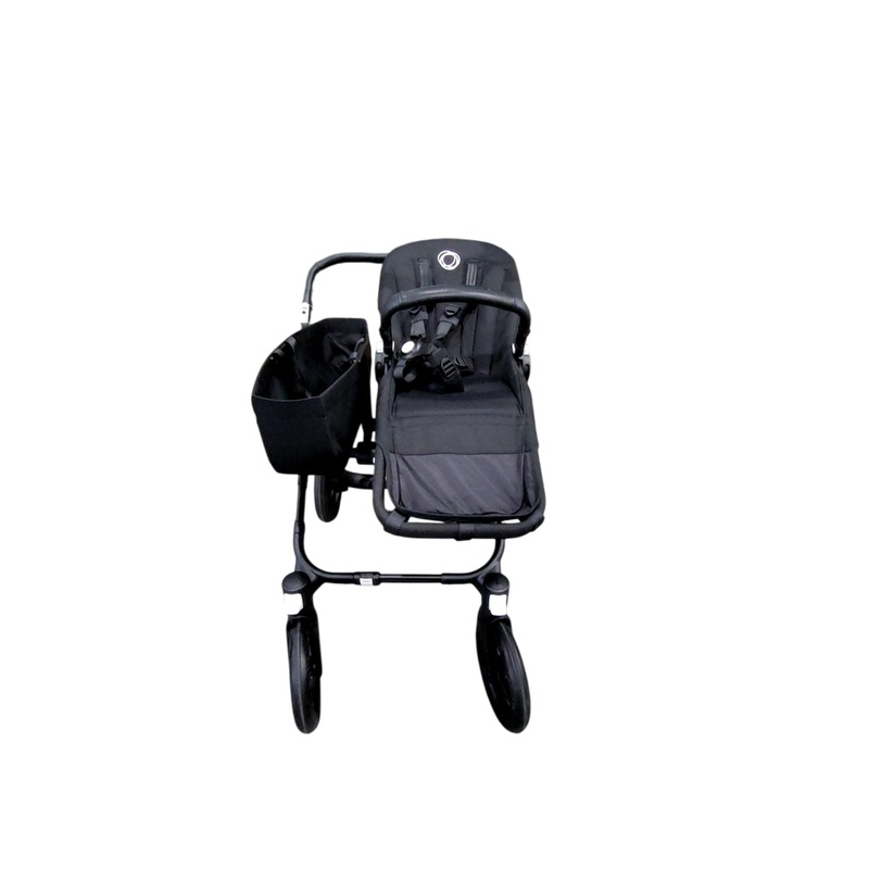 Bugaboo Donkey 5 Mono Stroller, Black, 2023, Midnight Black, without Canopy