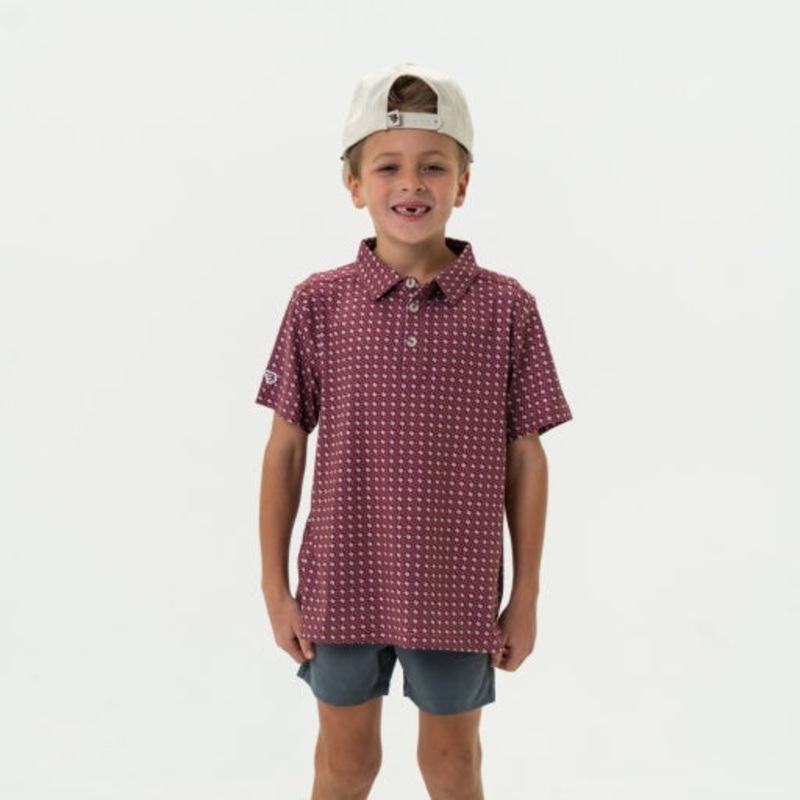 Burlebo Youth Polo Texas | Maroon & Grey