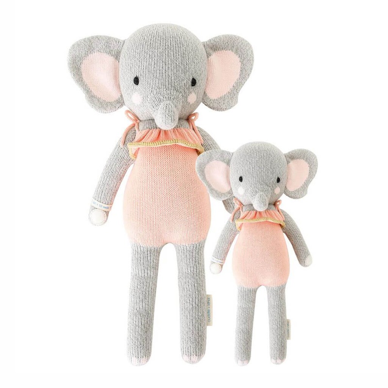 Hand Knit Doll Eloise The Elephant