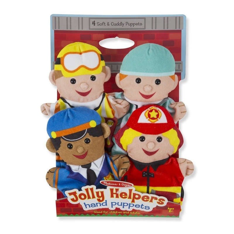 Jolly Jobs Hand Puppets – Set of 4