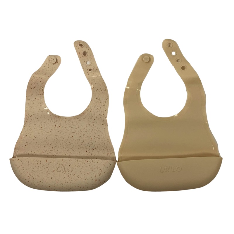 Lalo The Bib 2 Pack, Grapefruit