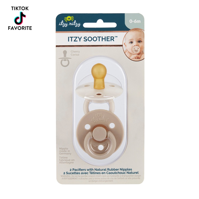 *NEW SIZE* Itzy Soother Natural Rubber Paci Sets