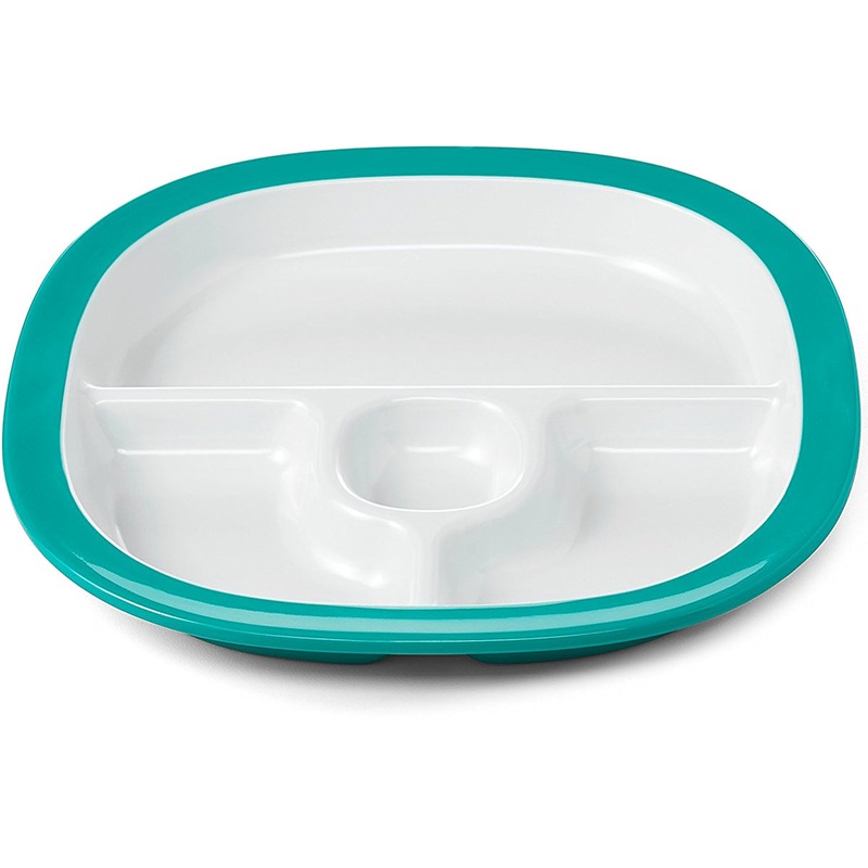 OXO Tot Melamine Divided Plate – Teal