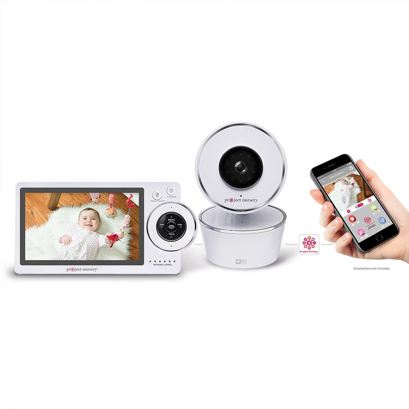 Project Nursery 5″ HD Dual Connect Wi-Fi Baby Monitor System