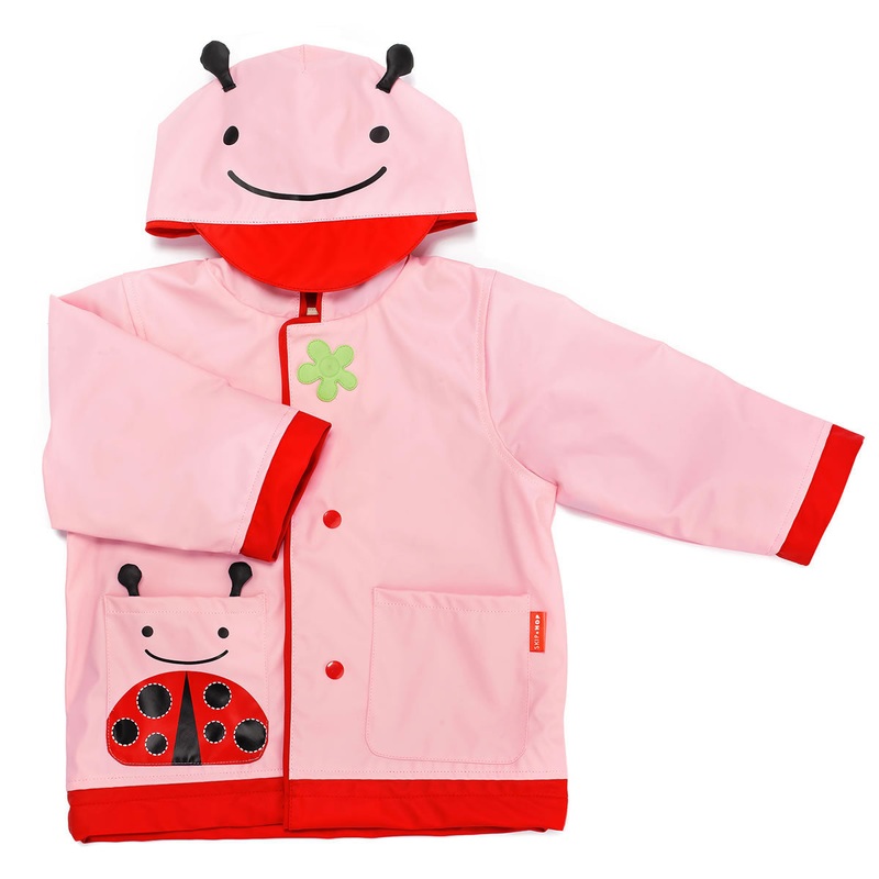 Skip Hop Zoo Little Kid Raincoat, Large (5-6) – Ladybug