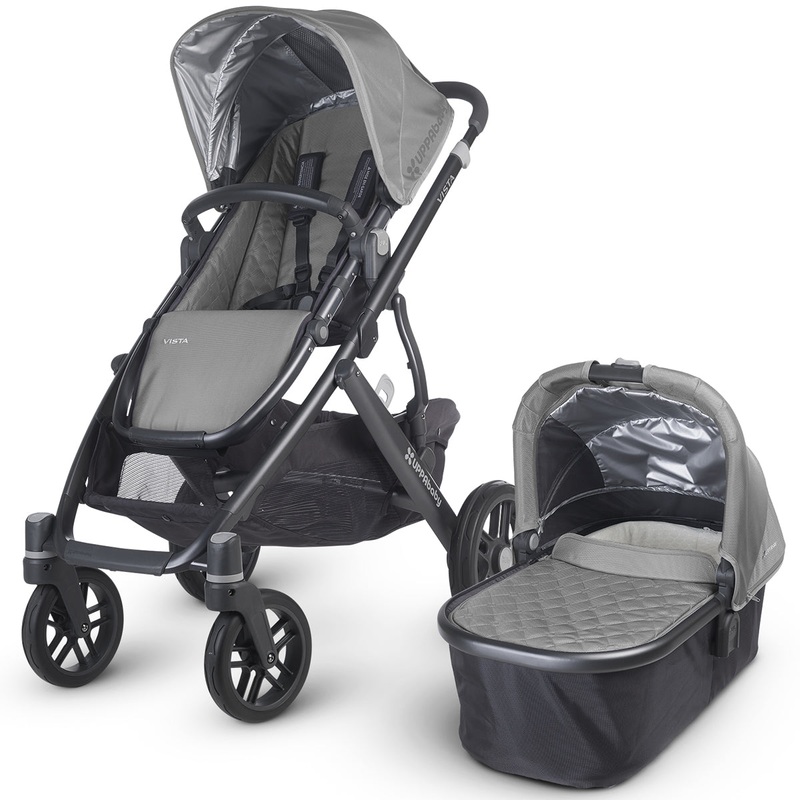 UPPAbaby 2015/2016 VISTA Stroller – Pascal (Grey/Carbon)