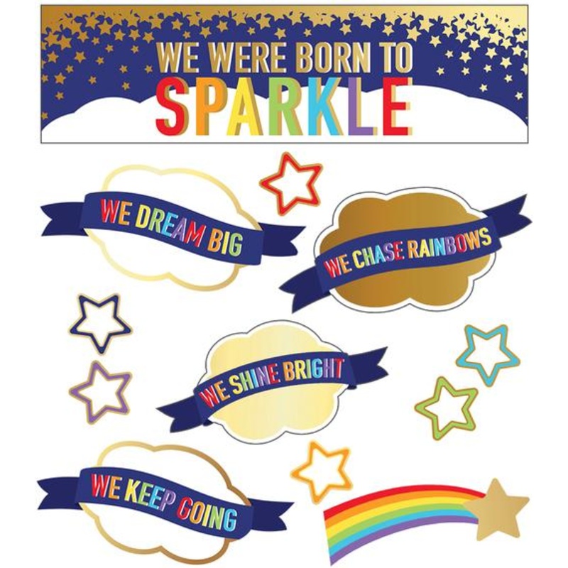 We Were Born to Sparkle Mini Bulletin Board Set