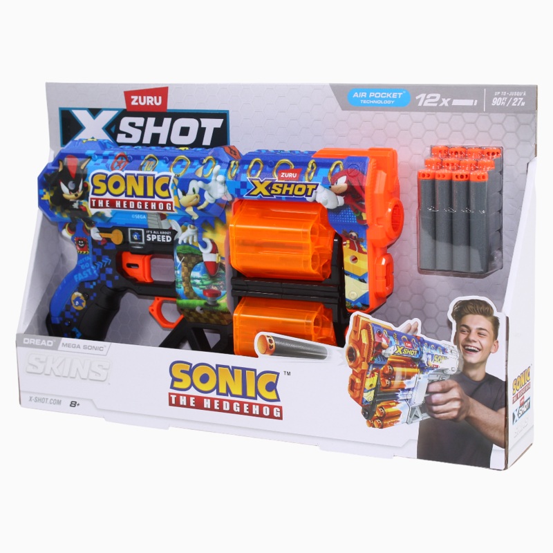 X-Shot Skins Dread Sonic the Hedgehog Blaster