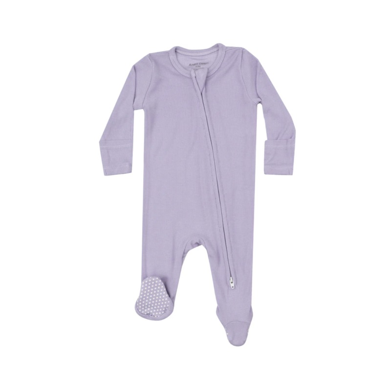 2 Way Zipper Footie – Orchid Petal