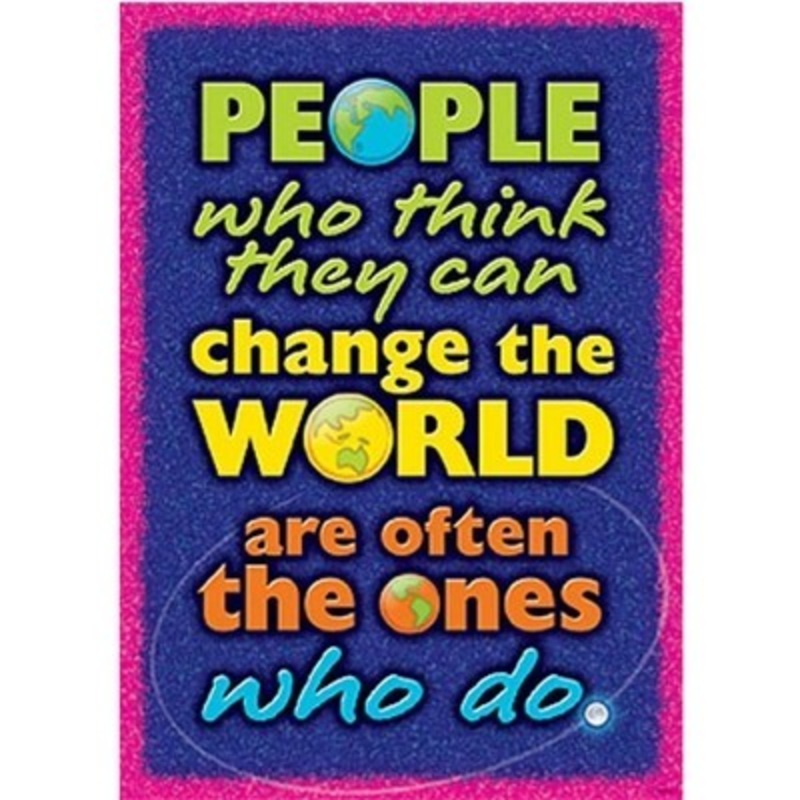 Argus Poster: People Who Think They Can Change The World