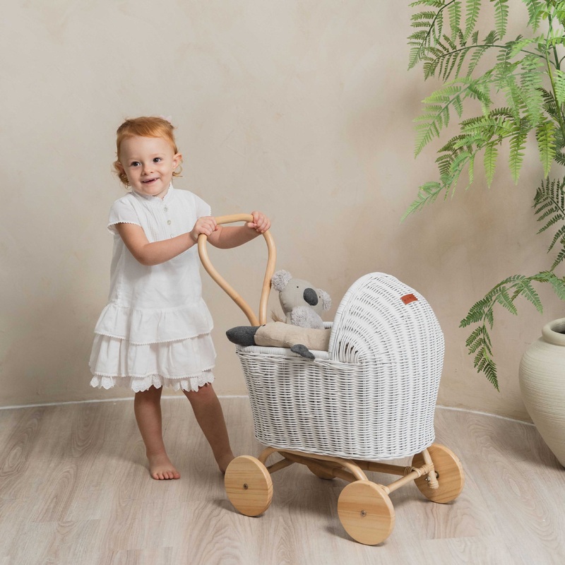Colette Doll Stroller – White
