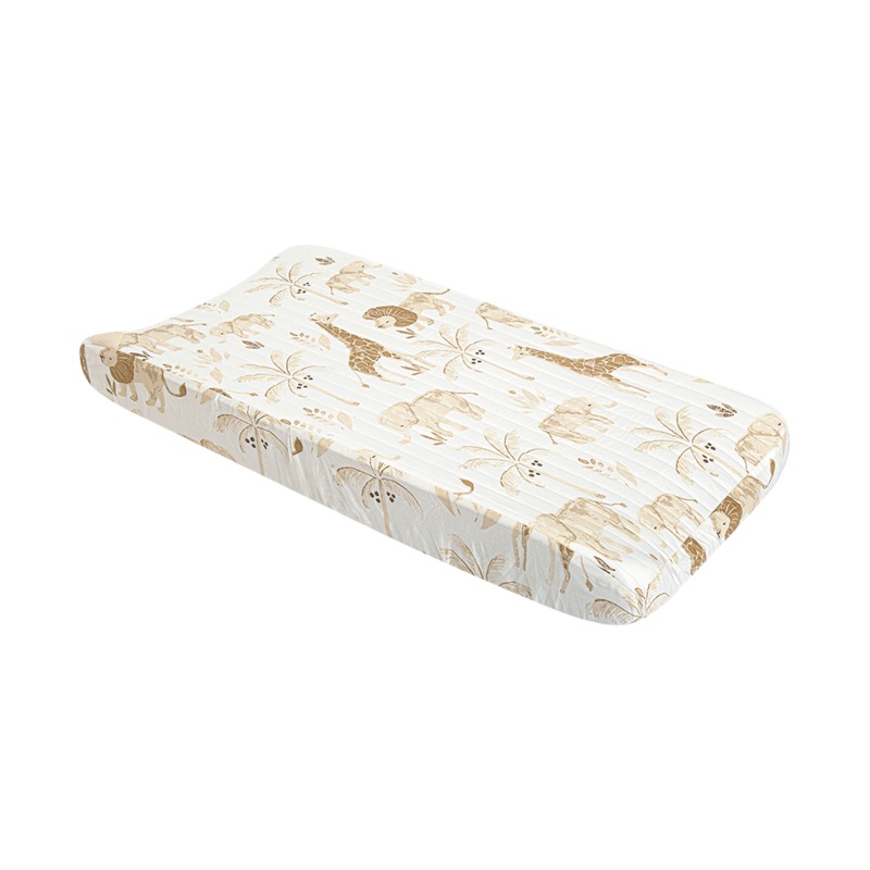 Crane Baby Kendi Quilted Change Pad Cover
