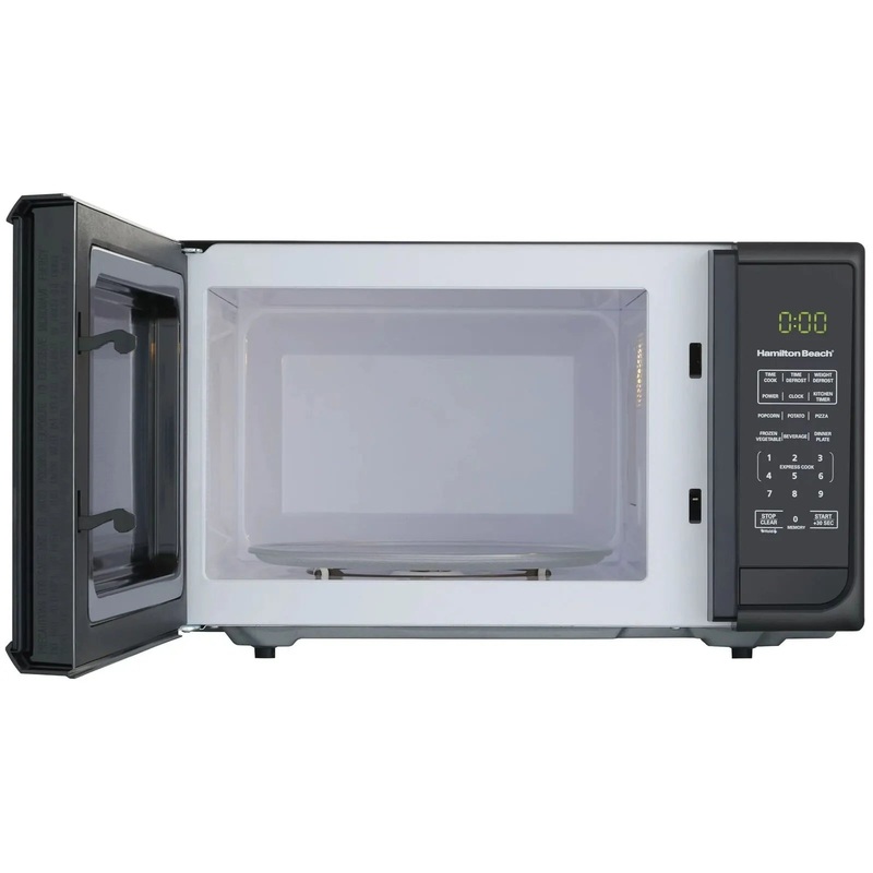 Hamilton Beach 1.1 Cu. Ft. Countertop Microwave Oven – 1000 Watts, Black (See Description)
