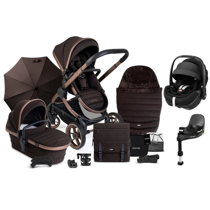 iCandy Peach 7 Complete Travel System with Pebble 360 Pro 2 – Pecan
