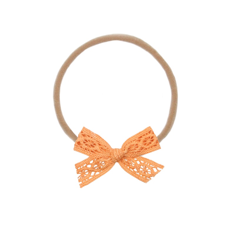 Lace Bow – Clementine Headband