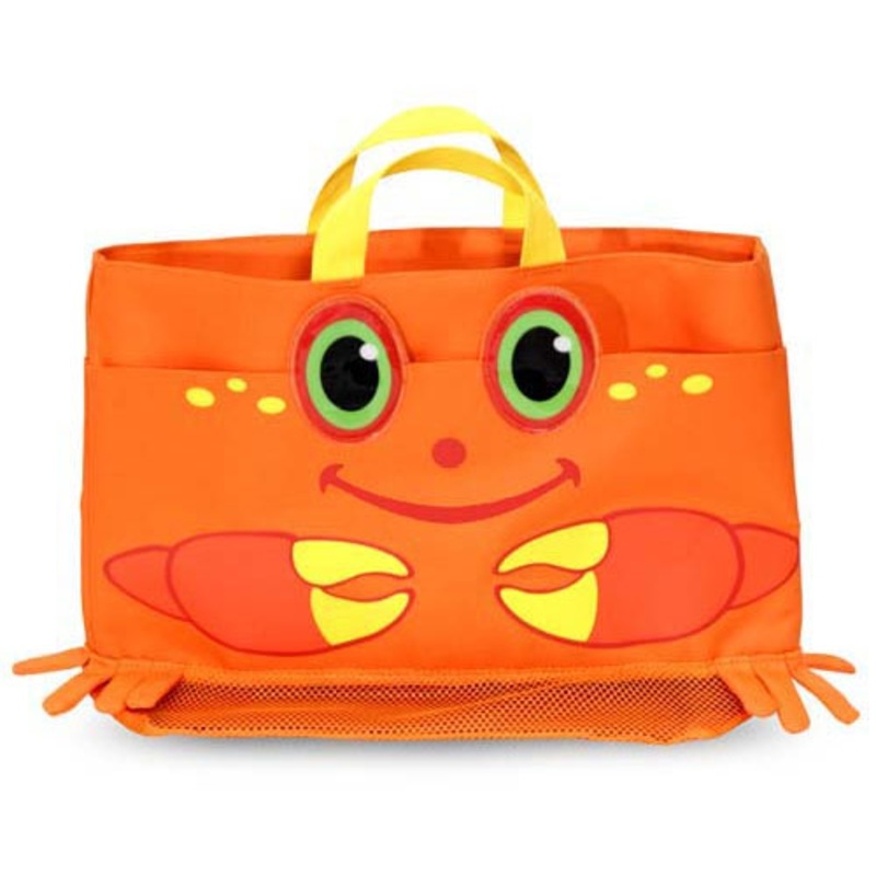 Melissa & Doug Clicker Crab Beach Tote Bag