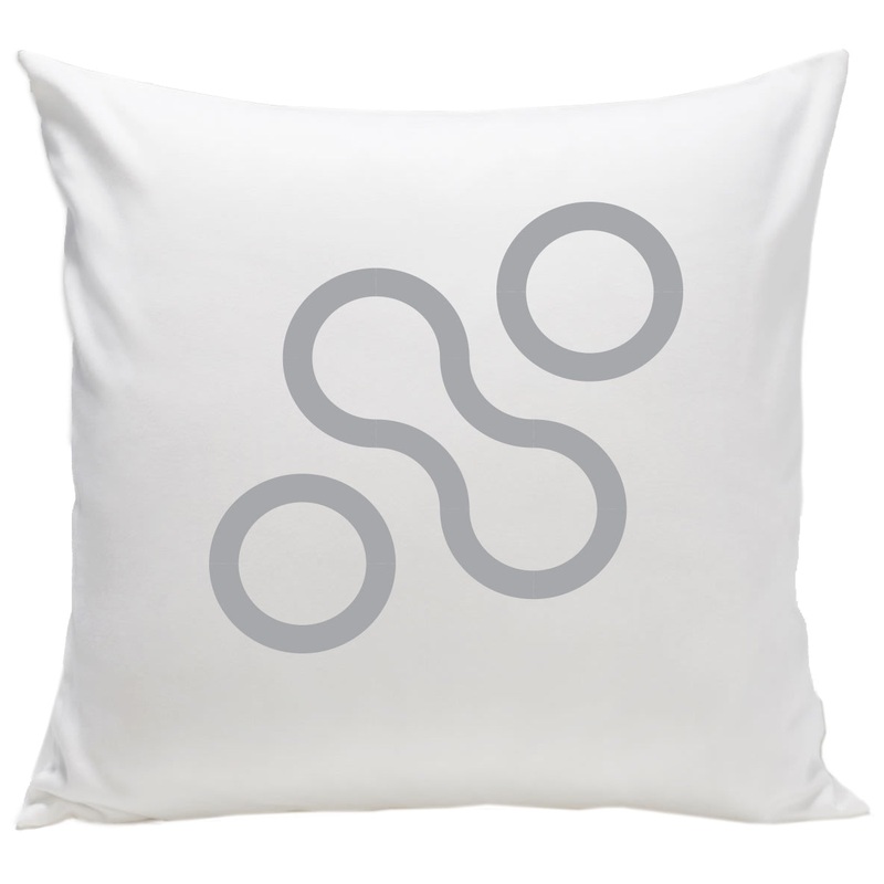Spot On Square Join Organic Pillow – Grey