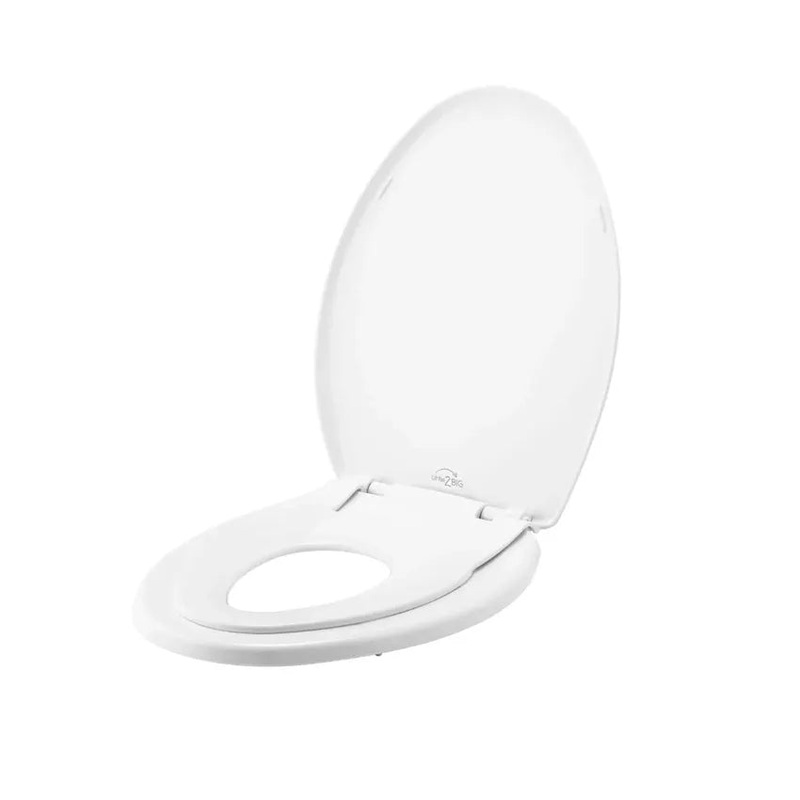 Toilet Seat with Built-In Potty Training Seat – Elongated White Design