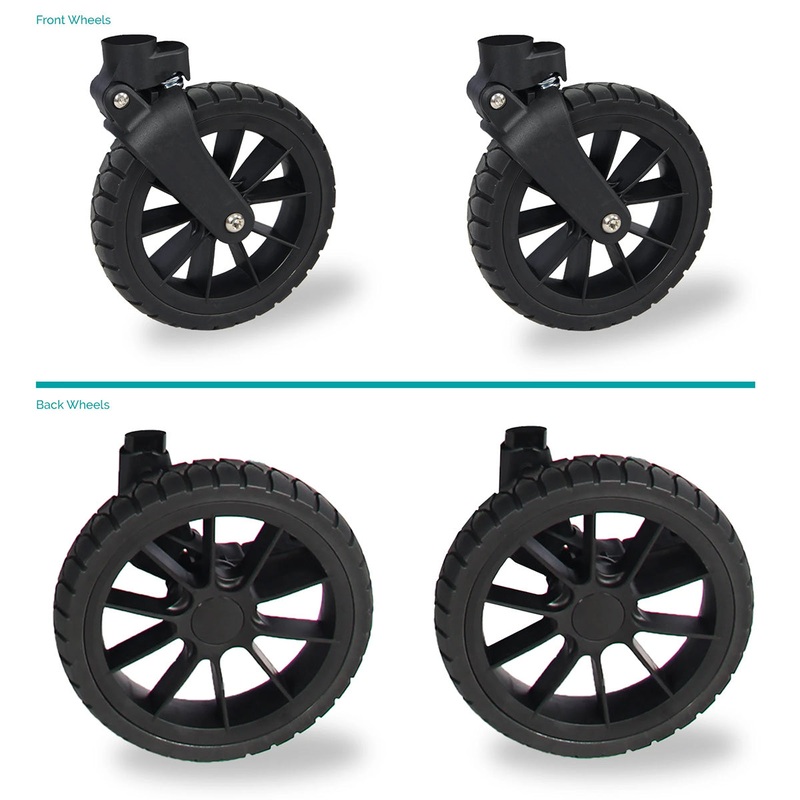 WonderFold OPEN BOX W4 All Terrain XL Wheels with PU Tires
