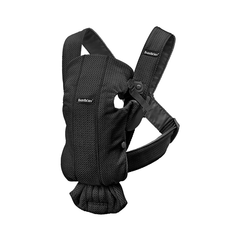 Baby Carrier Mini, 3D Mesh – Black (See Description)