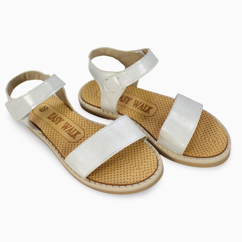 Girls Leather Sandals  Shiny