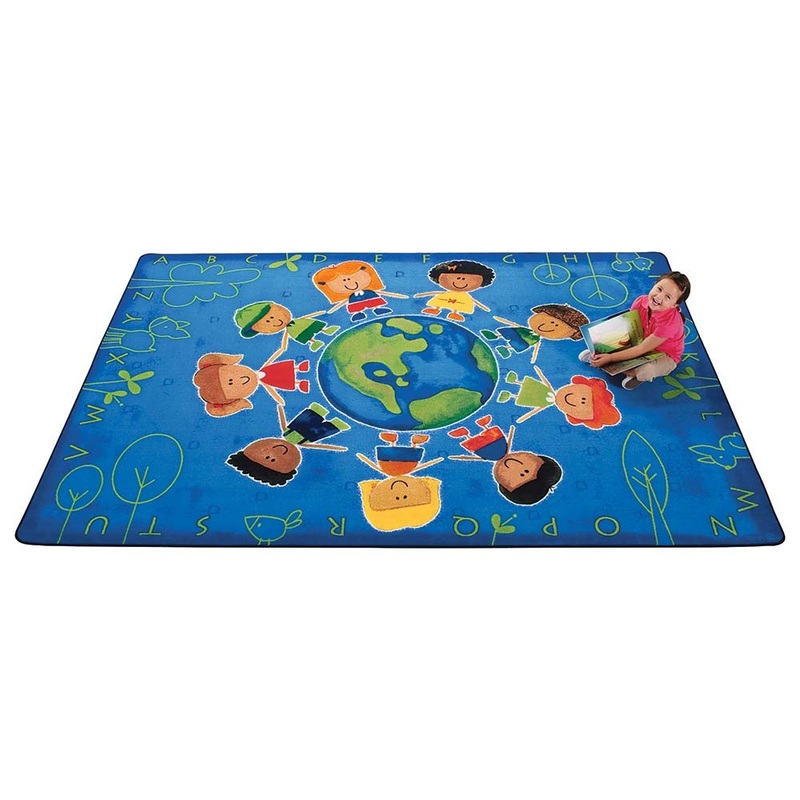 Give the Planet a Hug Rug (3’10” x 5’5″ Rectangle)