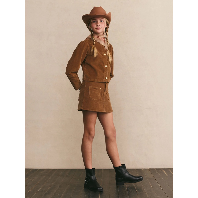Jenny Mini Skirt – Teakwood