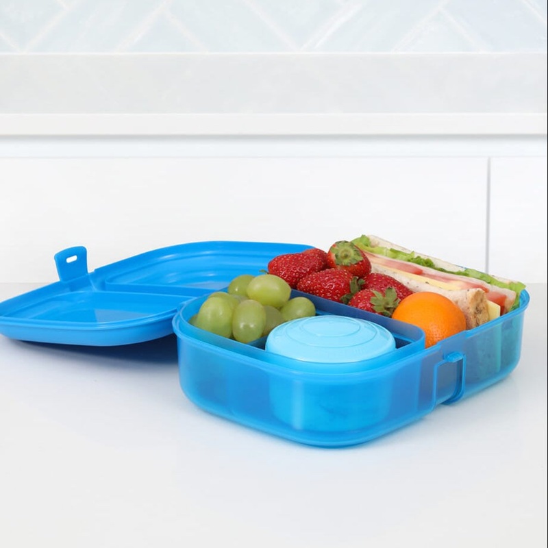 Sistema Plastic Lunch Box  Blue