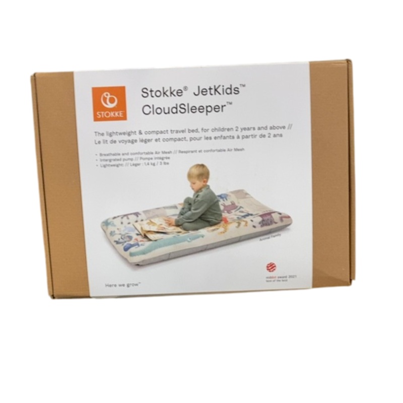 Stokke JetKids CloudSleeper Inflatable Kids Bed, Animal Family