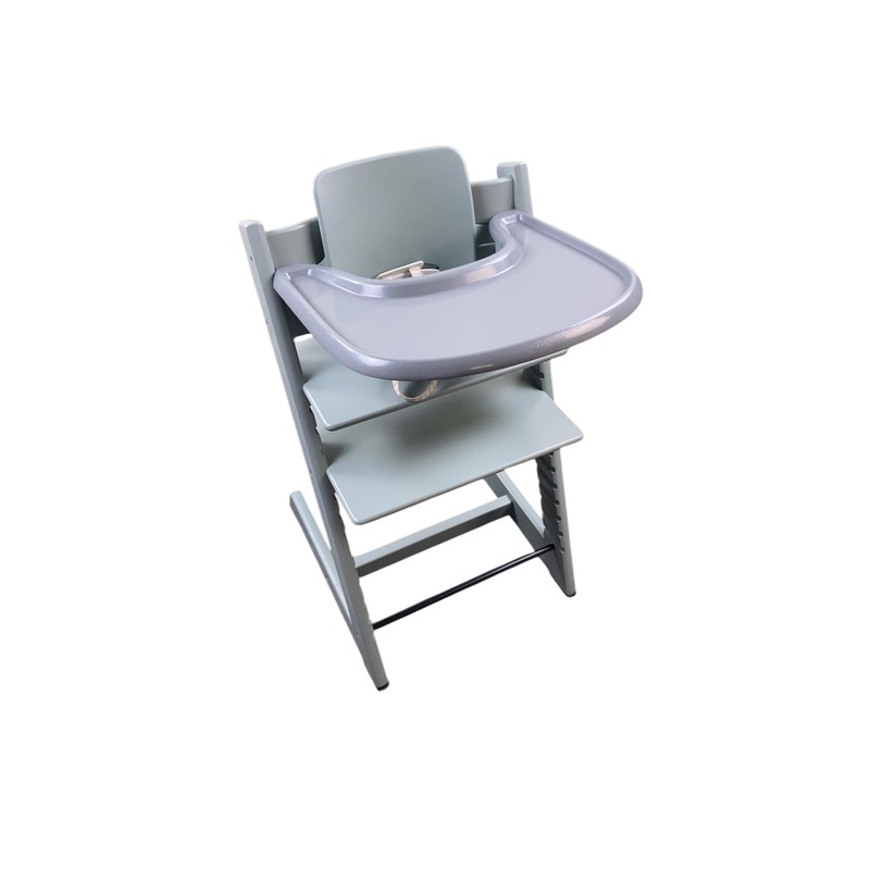 Stokke Tripp Trapp High Chair with Baby Set and Tray, Glacier Green, Glacier Green