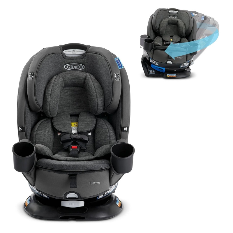 Turn2Me Rotating Convertible Car Seat – Manchester(See Description)
