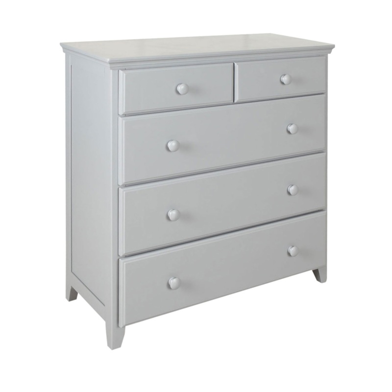 2 Over 3-Drawer Dresser