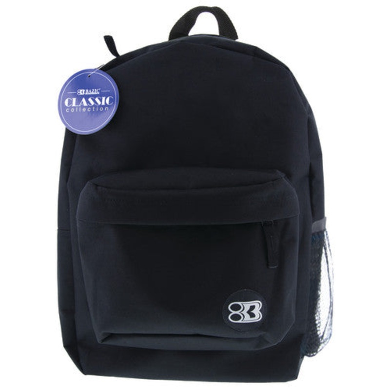 BAZIC 17″ Classic Backpack, Black