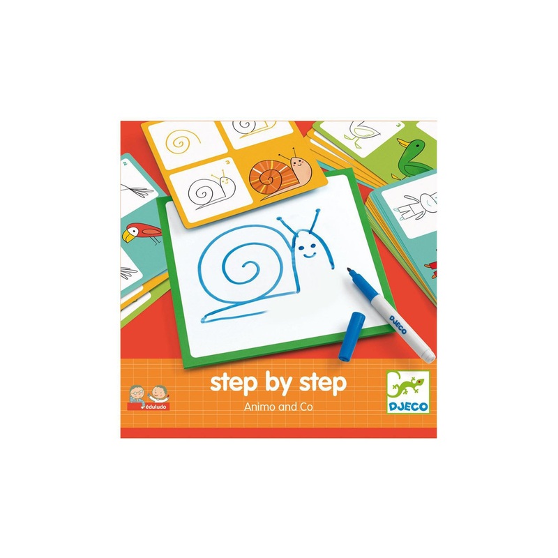 Djeco Step By Step Drawing Kit
