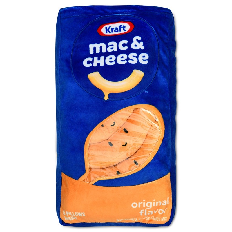 Iscream Kraft Mac and Cheese Packaging Plush