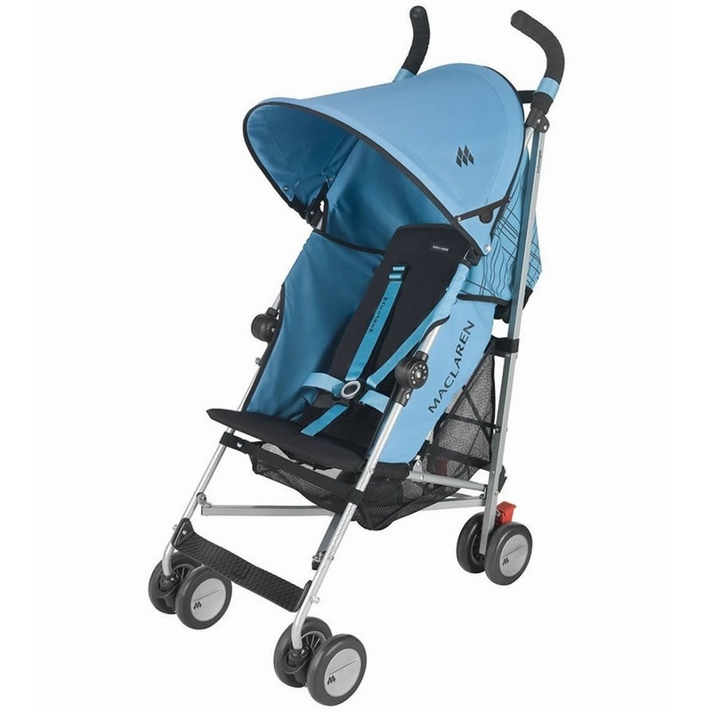 Maclaren Open Box Triumph Stroller – Ocean/Black